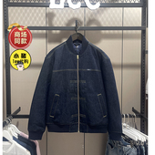 刺绣 棒球领牛仔羽绒服夹克刺绣保暖冬冬季 Lee商场同款 专柜男装