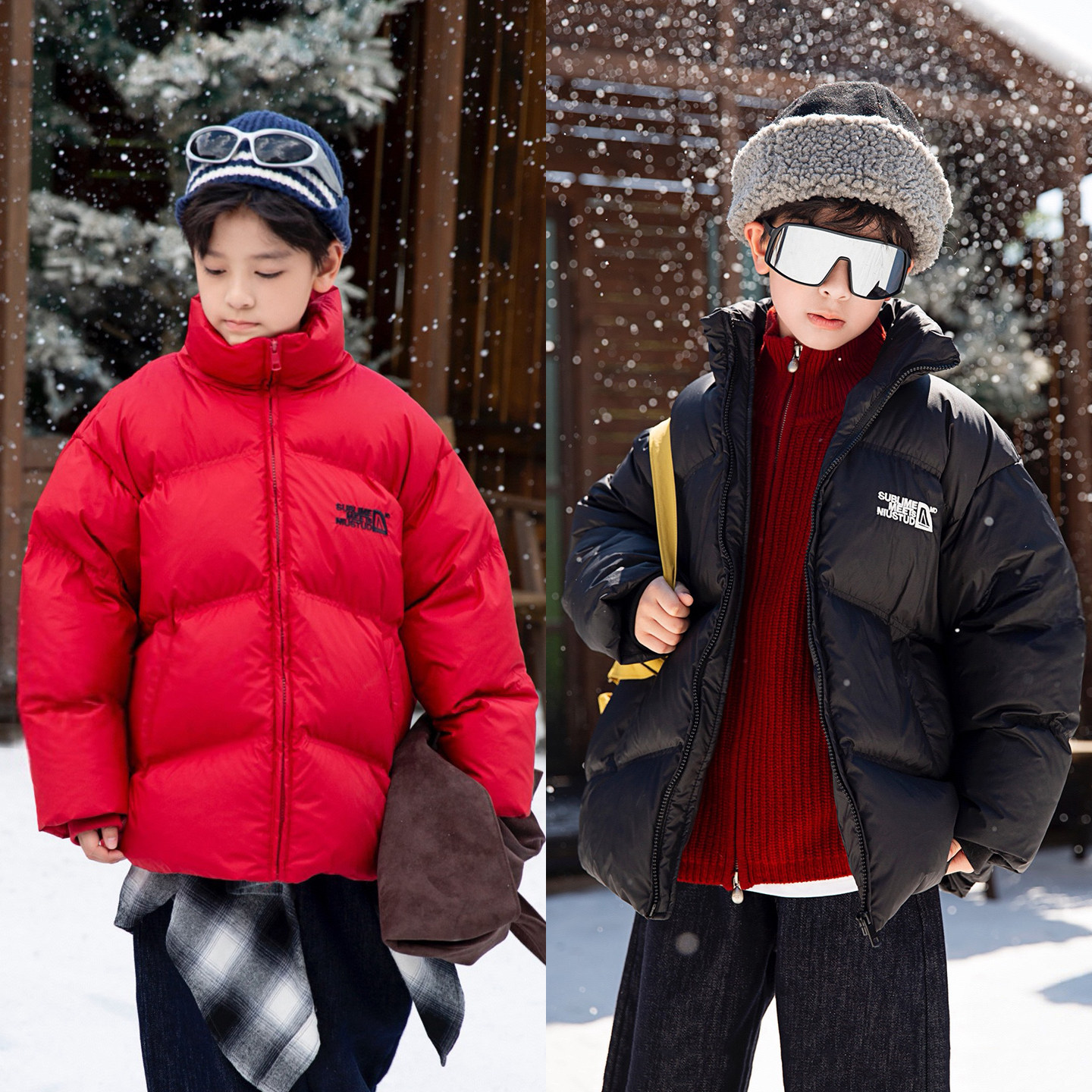 牛哆哆童装儿童羽绒服2025冬装新款中大儿童白鸭绒加厚外套55179,童装/婴儿装/亲子装,羽绒服,淘宝优惠券,粉丝福利购,淘宝优惠卷