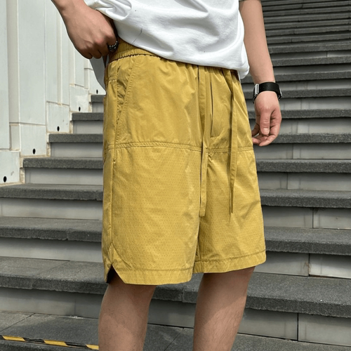 夏季男士速干透气网眼五分短裤