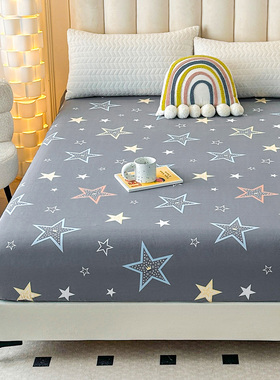 厚实纯棉学生宿舍床笠款90x190单人1.2米1.35米床罩床垫保护罩套