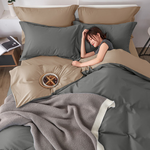 纯棉被套180x200cm200x230 全棉被罩152x210/160x220多规格可定制