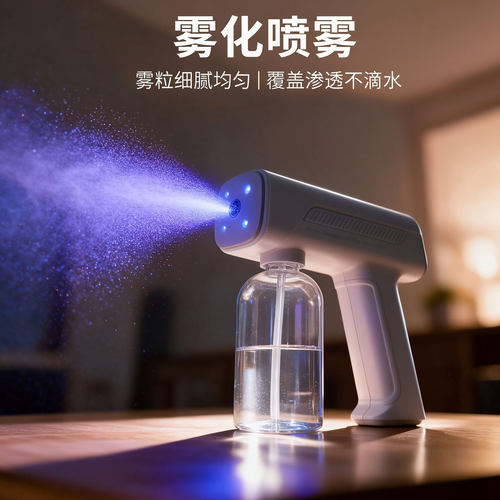 消毒喷枪酒精喷雾枪雾化手持家政杀菌电动喷壶喷雾枪专用喷雾器机
