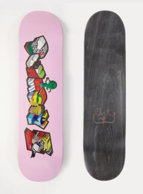 DUNKBOYZ 3DLOGO 粉色盒 专业滑板 双翘板面 进口加枫木 8.0尺寸