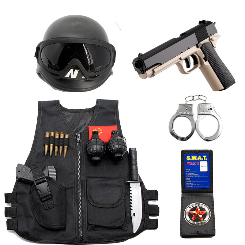 和平精英玩具和平精英玩具套装儿童迷彩战术马甲幼儿园防护装备夏令营集训道具