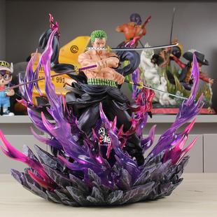 海贼王JT天绘爆气索隆三刀流GK手办雕像动漫模型摆件桌面周边礼物