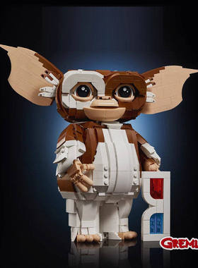 积木21361创意摆件Gremlins：小魔怪Gizmo儿童拼装模型玩具礼物