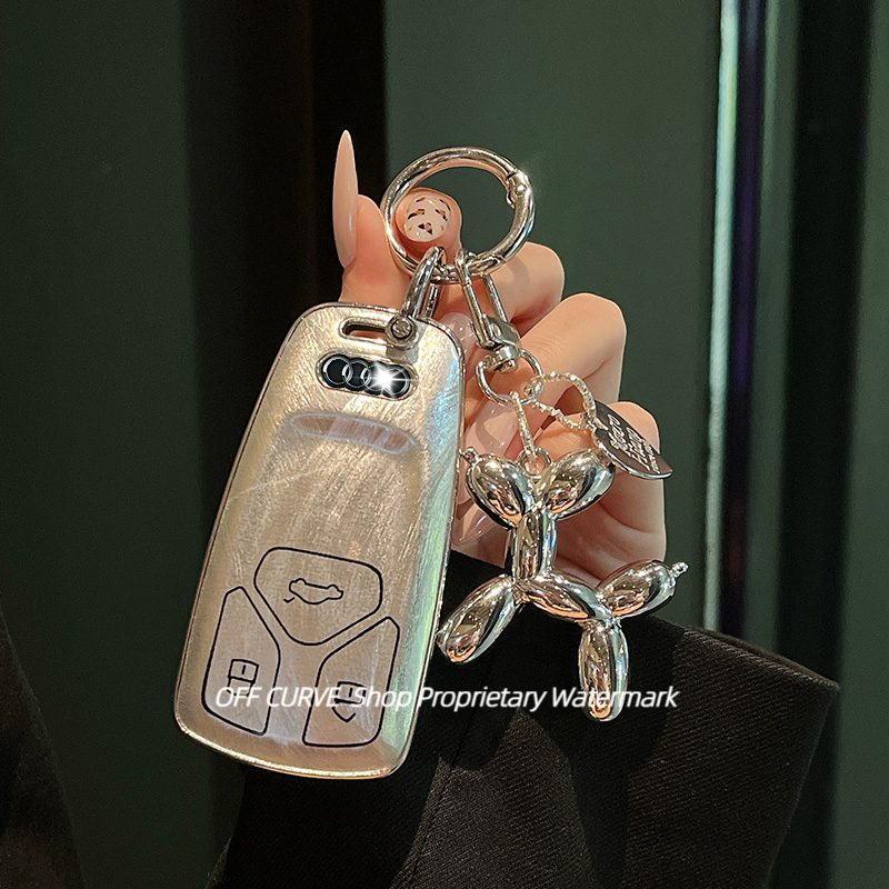 适用于奥迪A4L钥匙套Q5L汽车A5专用A6L A3 Q3 Q2L Q7 A8 A7L a4扣