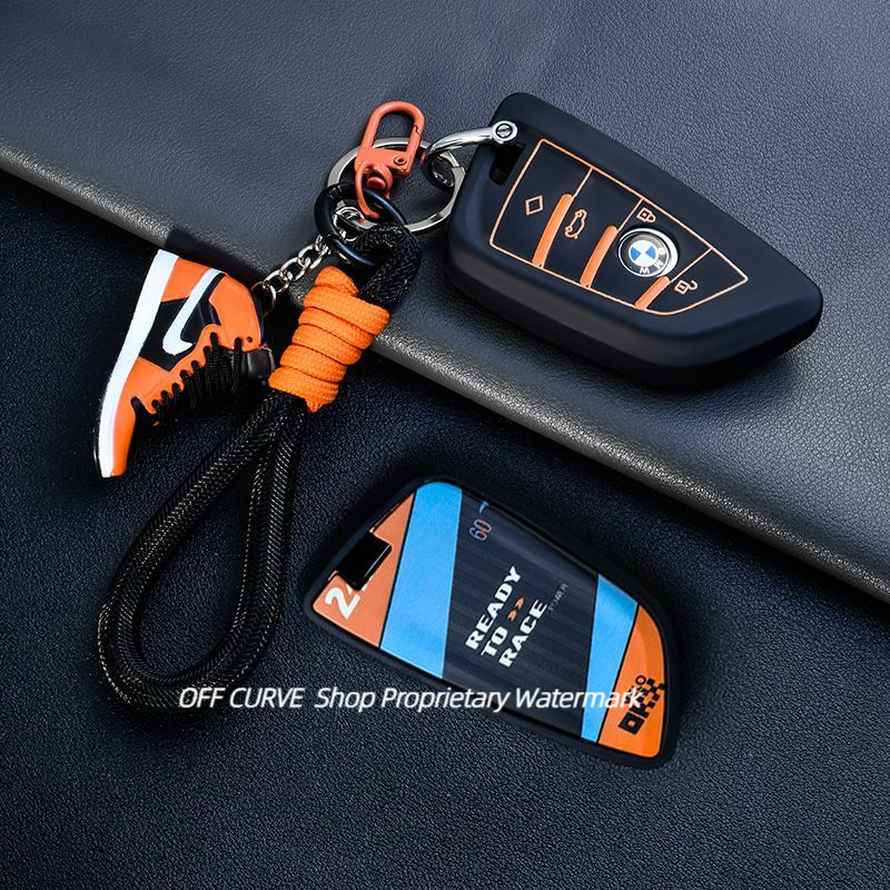 适用宝马x5卡片钥匙套5系530li三系325li壳3系6系壳535le包x1x2扣