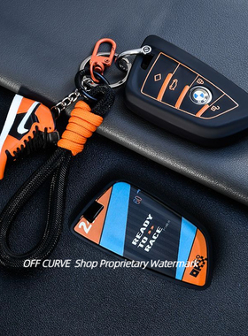 适用宝马x5卡片钥匙套5系530li三系325li壳3系6系壳535le包x1x2扣