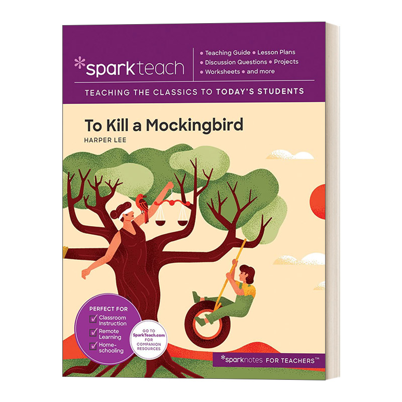 To Kill A Mockingbird Audiobook Free Download 英文原版 SparkTeach To Kill a Mockingbird杀死一只知更鸟英文版进口英语原版书籍_虎窝淘