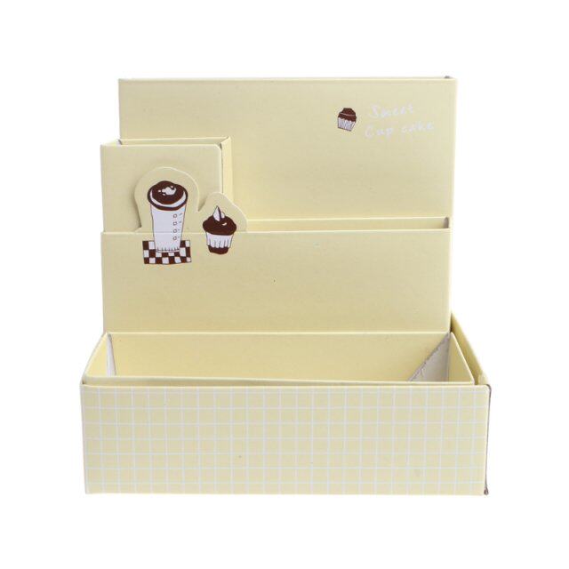 paper board storage box desk decor stationery makeup cosmeti