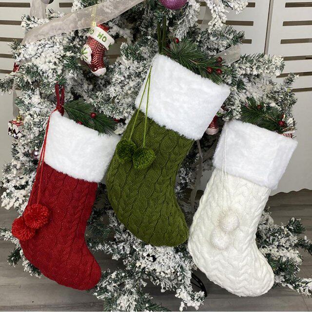 new year christmas stocking sack xmas gift candy bag christm