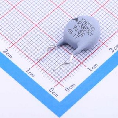 5只 B72210U2381K502 压敏电阻 钳位电压1025V 82焦耳 插件压敏电