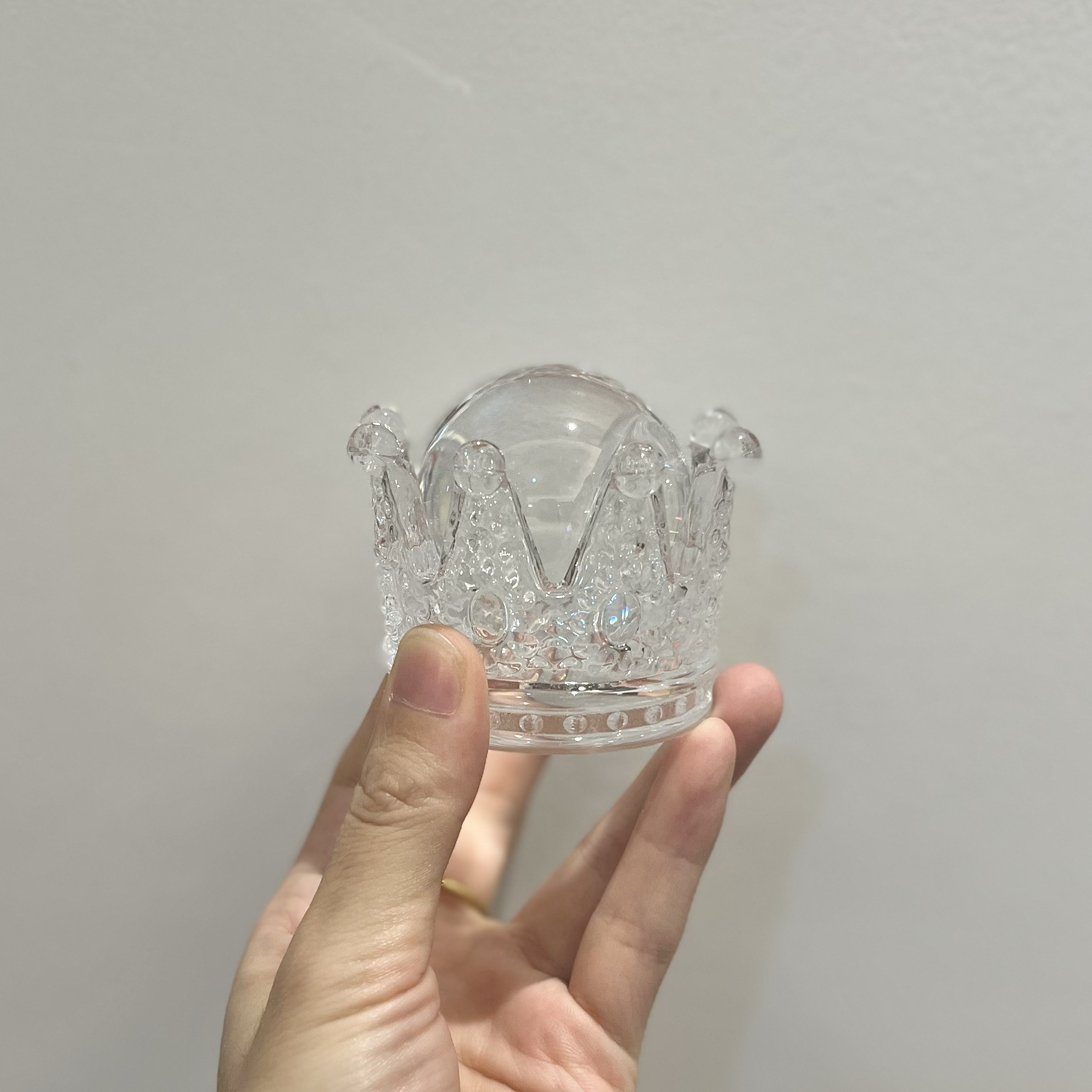 温柔治愈系斗鱼缸造景创意水族梦幻布景装饰玻璃皇冠水晶球小摆件