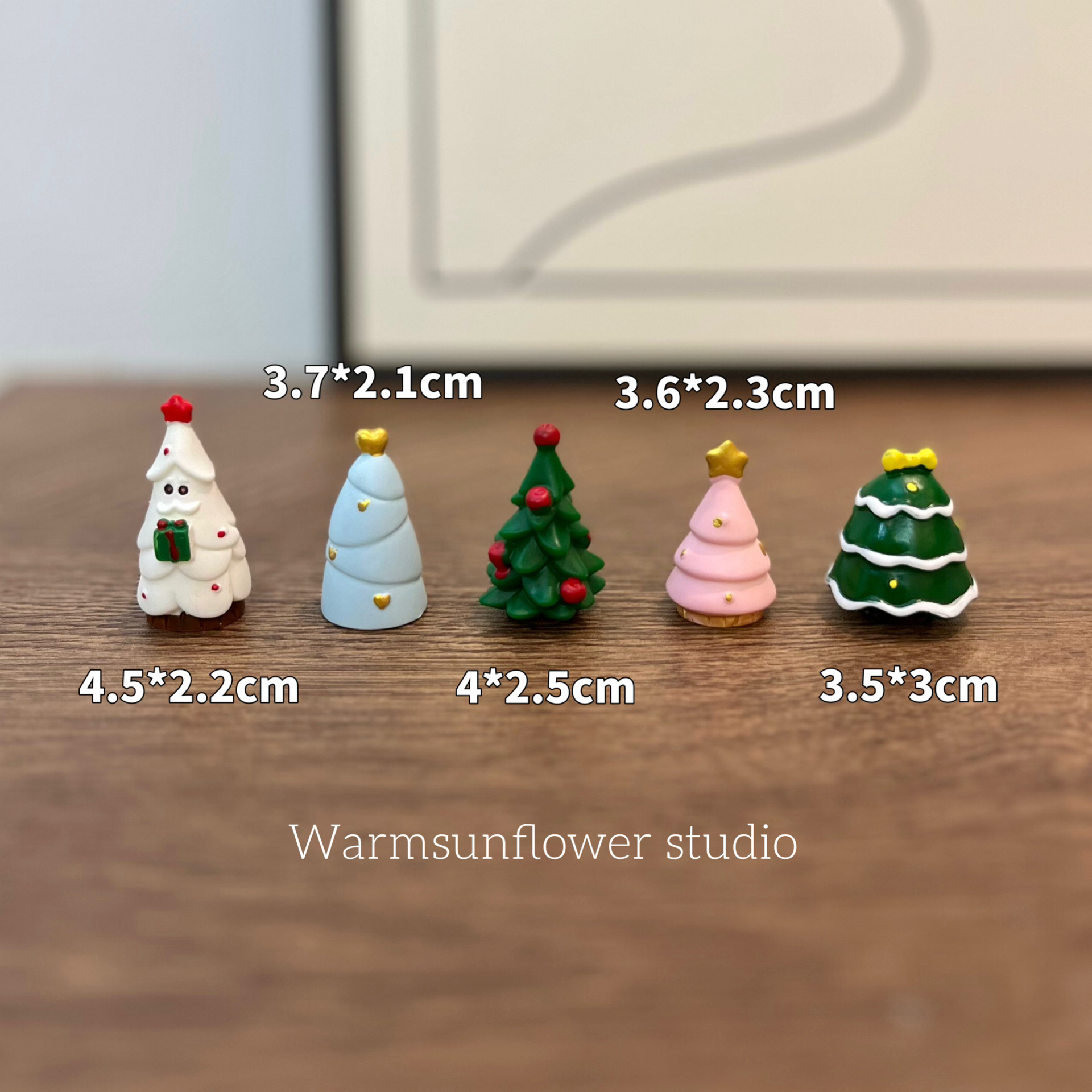 新品！缤纷圣诞树圣诞节蛋糕装饰摆件店铺桌面布置氛围小礼物2024