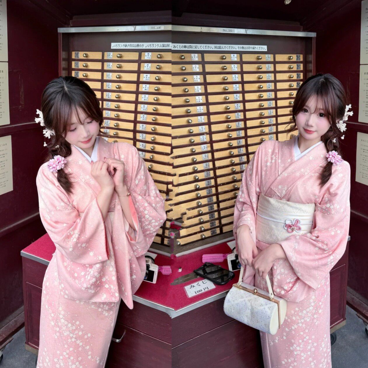 新款日系和服女摄影神明少女
