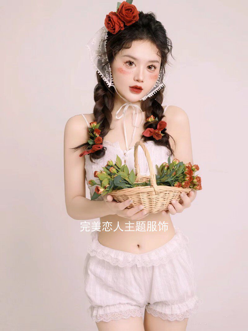 影楼纯欲风显瘦薄款照摄影服