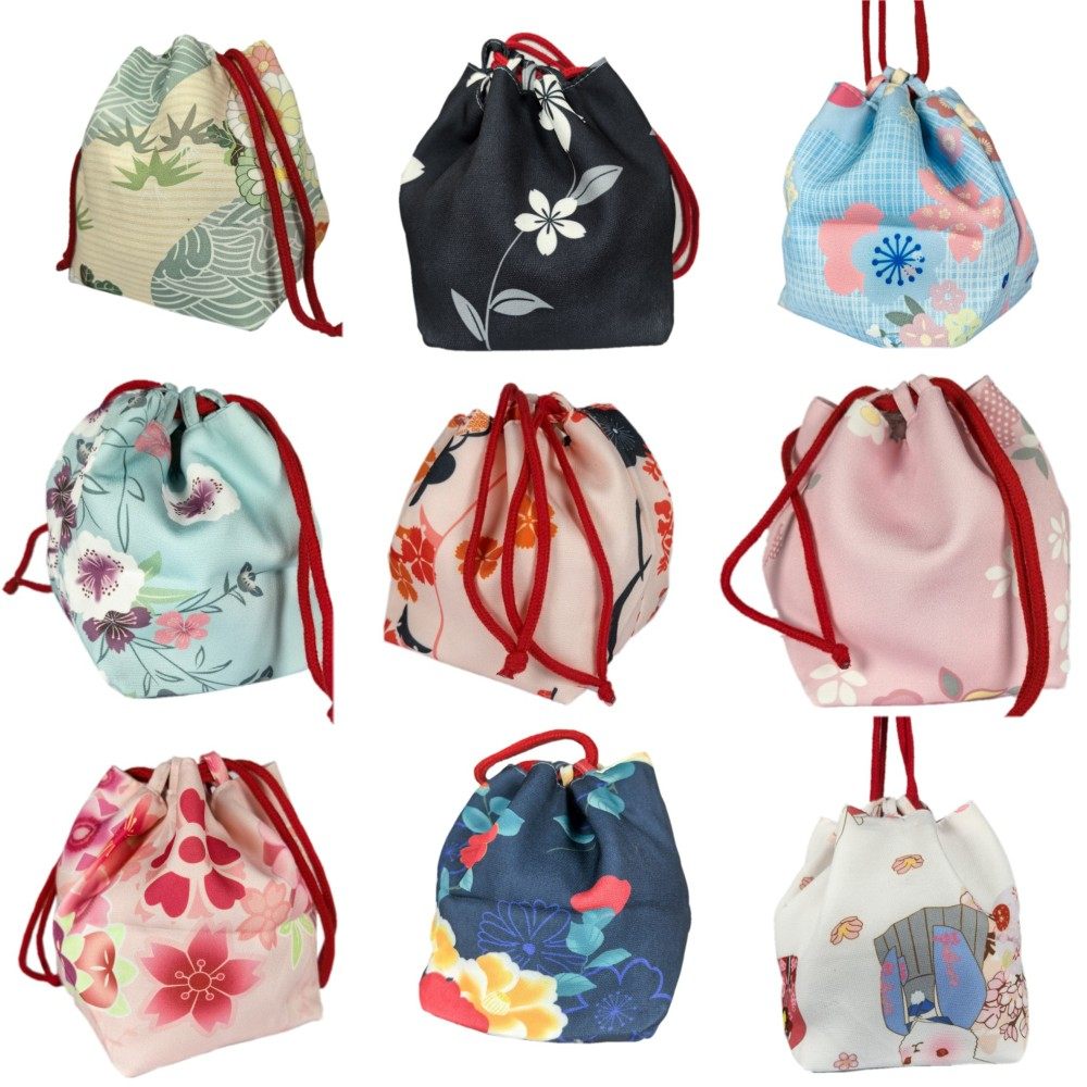 日本和服手袋古风小物袋杂物包汉服手包收纳袋 手机包日式手拎包