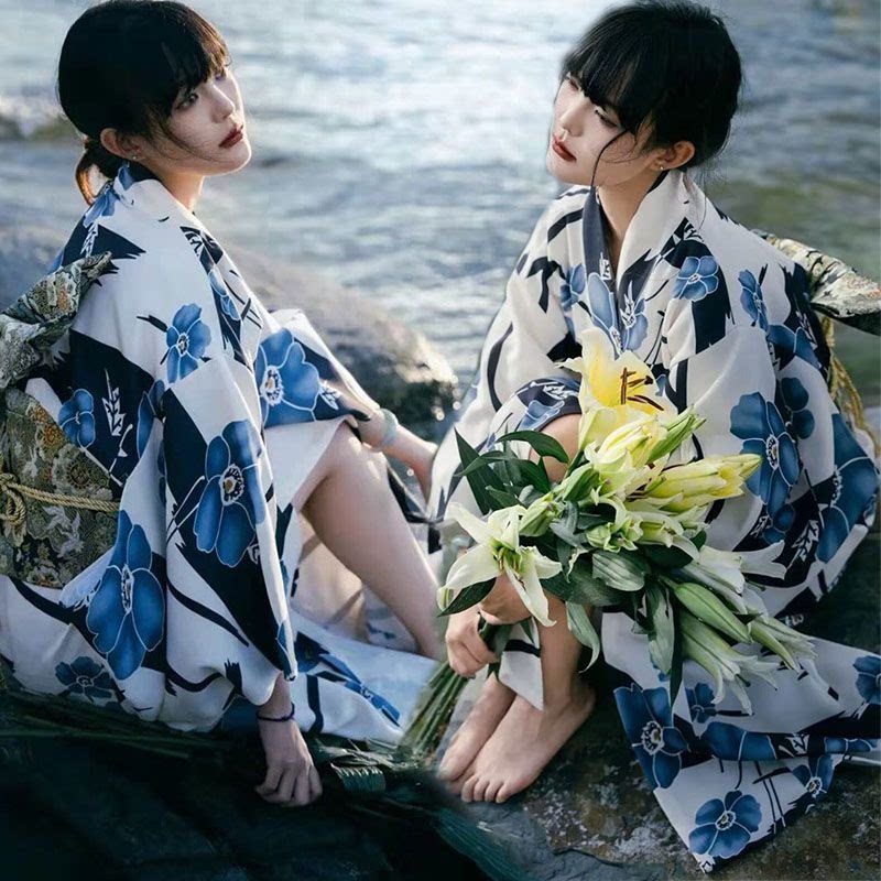 影楼日本传统改良和服拍照日式神明少女浴衣写真摄影连衣裙服装