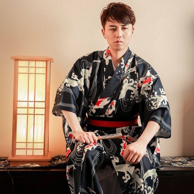 影楼四季和服男正装花美男