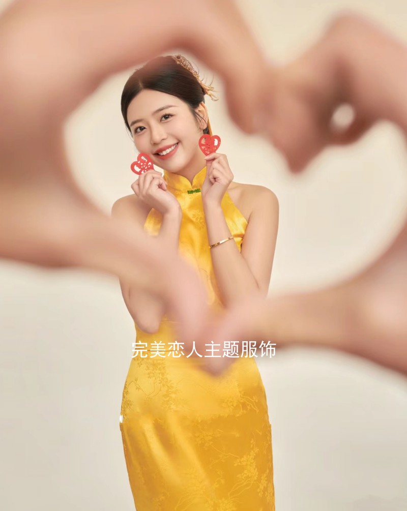 拍照主题服装爆款摄影中式旗袍