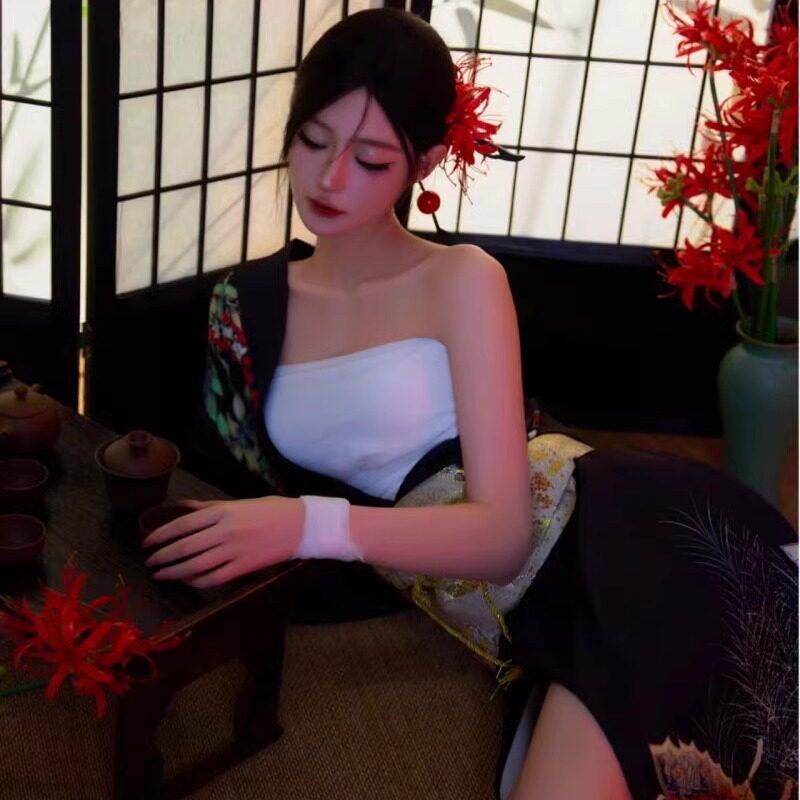 影楼和服改良摄影服装复古系套装
