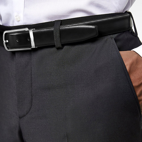 商务通勤腰带男针扣带孔3.3cm