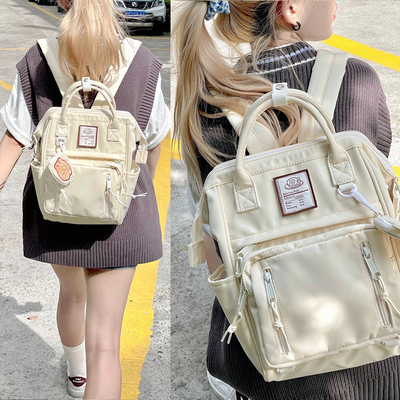 学院风女双肩背包大容量学生