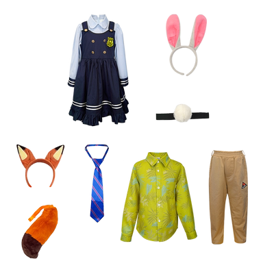 疯狂动物城朱迪警官连衣裙秋装