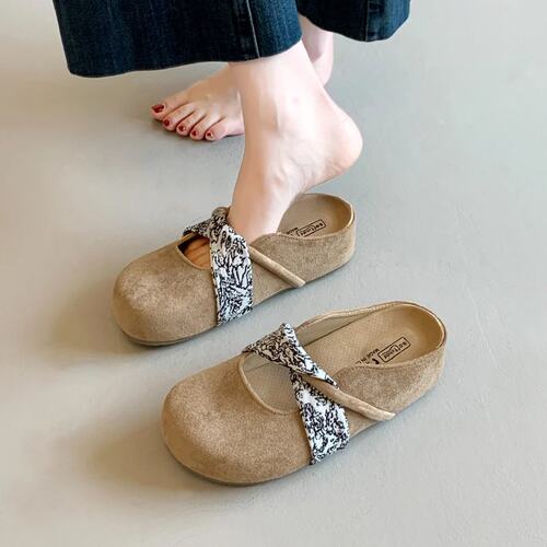 穆勒勃肯鞋女一脚蹬懒人凉拖