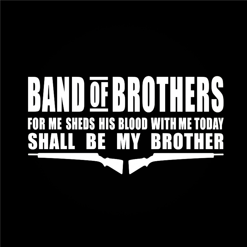 防雨水汽车反光贴纸车身贴斯皮尔伯格战争电影12053兄弟连