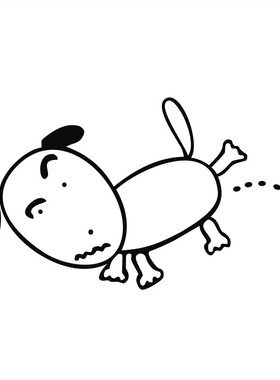 汽车反光贴纸防雨水油箱车窗车尾车身潮流08046小狗撒尿搞笑表情