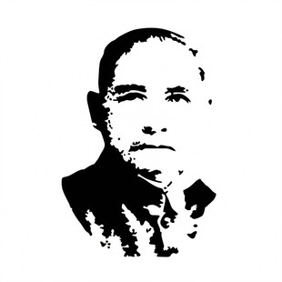 防水反光汽车贴纸拉花三民主义A278孙文国父孙中山头像贴纸