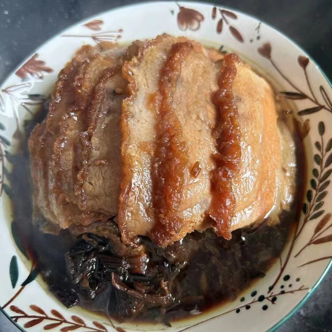 浙江诸暨传统手工梅干菜扣肉即蒸香喷喷年货五花肉扣肉干货超好吃