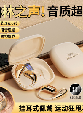 TH40国内跨进亚马逊新爆款软钛钢丝带数显蓝牙6.0超长续航双挂耳