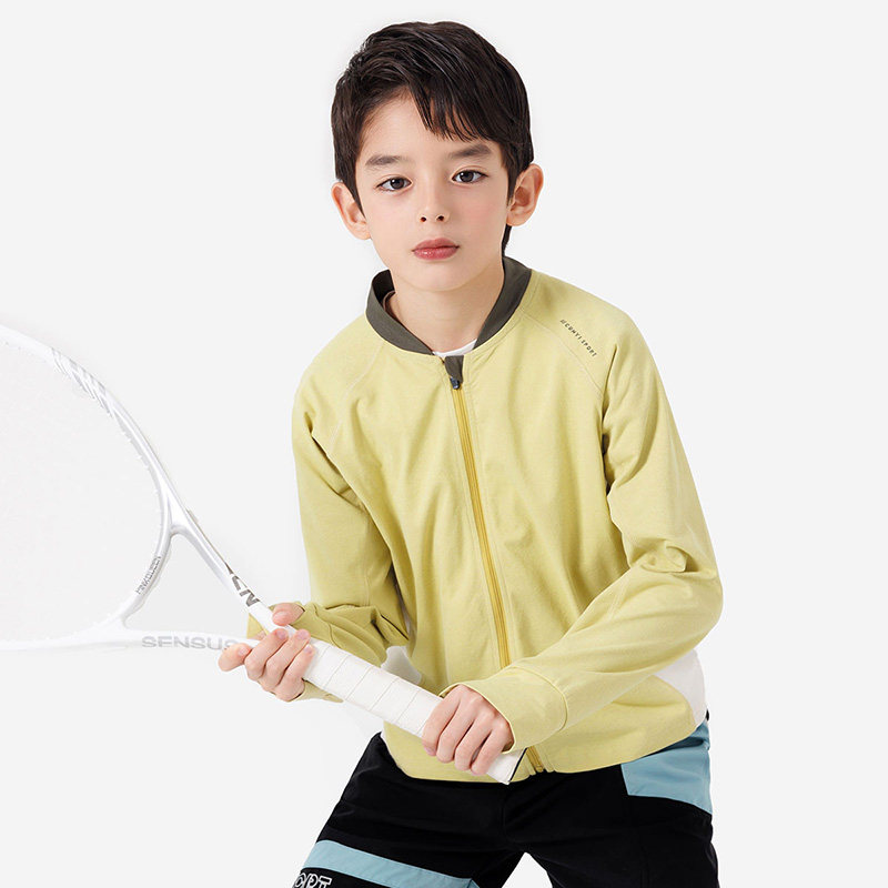 纯一良品【抗紫外UPF50+】男童防晒衣2025春秋中大童儿童棒球服潮