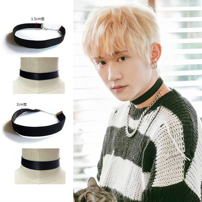 姜典艾迪暗黑chocker项链圈男女