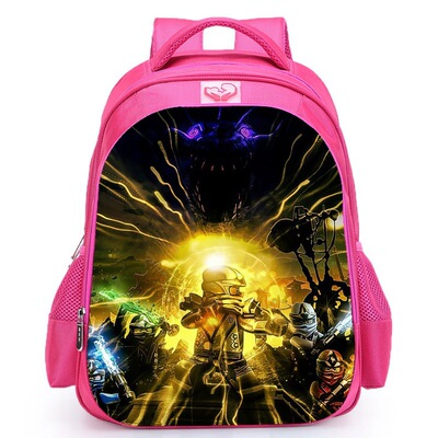 乐高LEGO Ninjago Season 5卡通印花潮流双肩书包