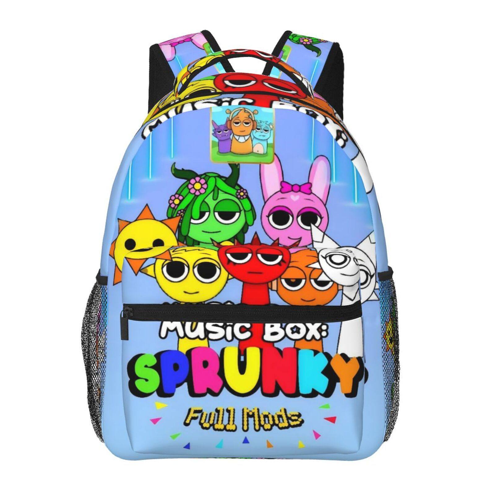 新款节奏盒子全印花书包儿童背包大容量耐磨轻便防溅水双肩背包,文具电教/文化用品/商务用品,学生书包,淘宝优惠券,粉丝福利购,淘宝优惠卷