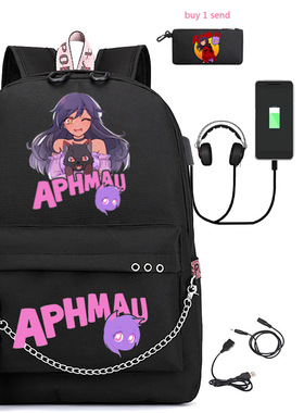 Aphmau动漫背包儿童小学中学生