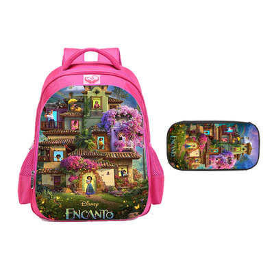 魔法满屋 儿童书包 Encanto 红色书包+笔袋