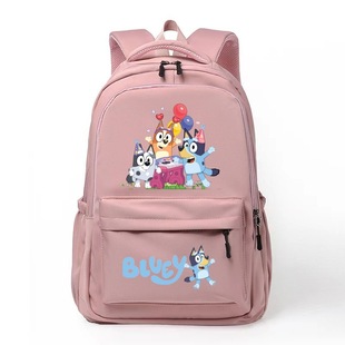 新款Bluey布鲁伊卡通书包男女学生双肩包轻便可爱大容量户外背包