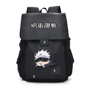 咒术回战周边大容量双肩背包 卡通动漫usb充电学生书包户外旅行包