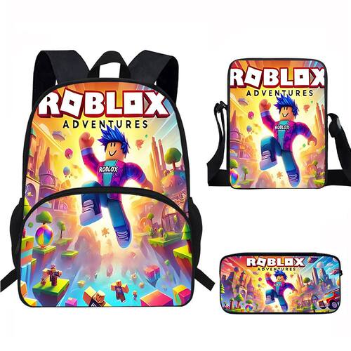 支持速卖通JIT代发 Roblox罗布乐思跨进热销书包厂家直售小学书包