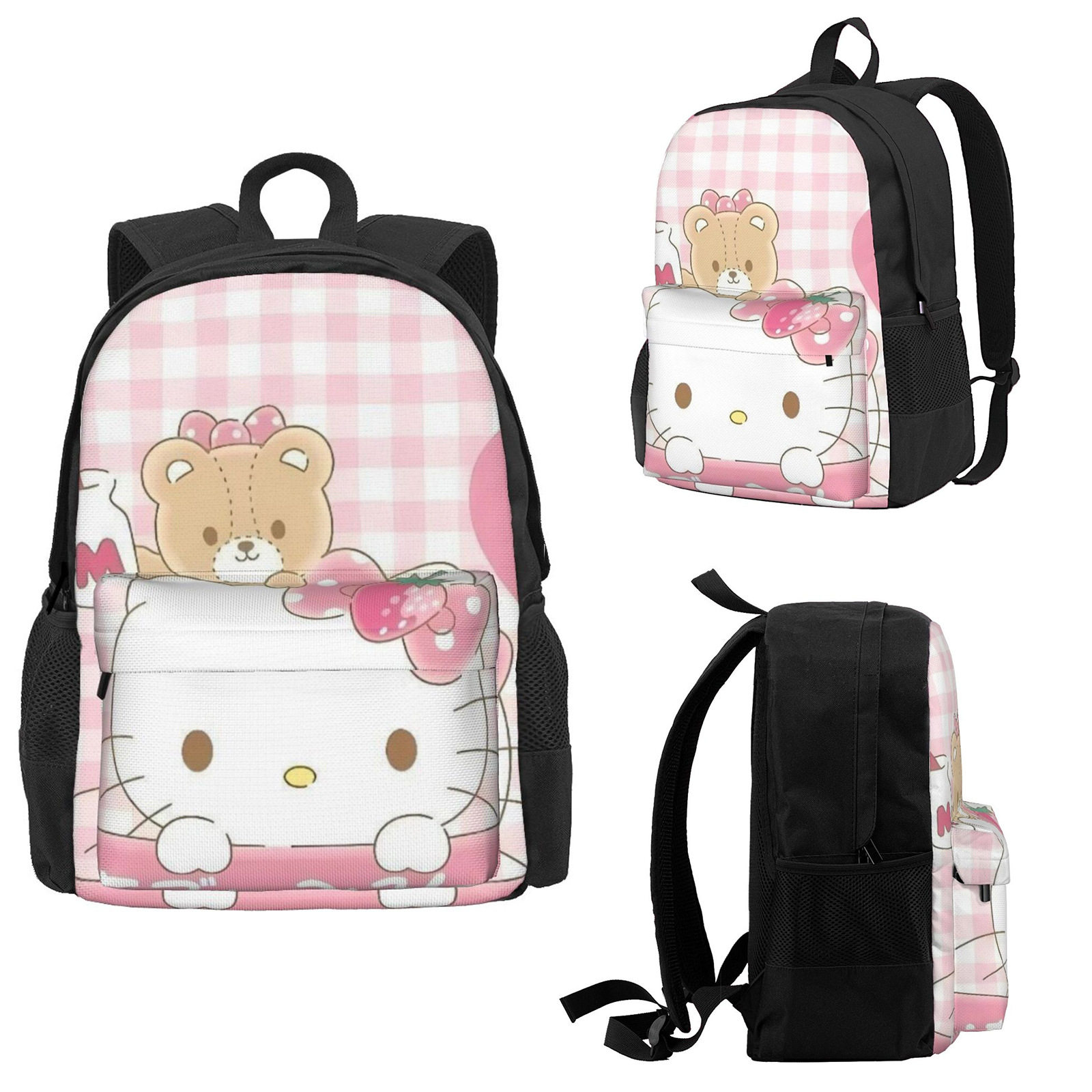 热销HelloKitty书包中小学生便捷大容量双肩包全印花休闲旅行背包,文具电教/文化用品/商务用品,学生书包,淘宝优惠券,粉丝福利购,淘宝优惠卷