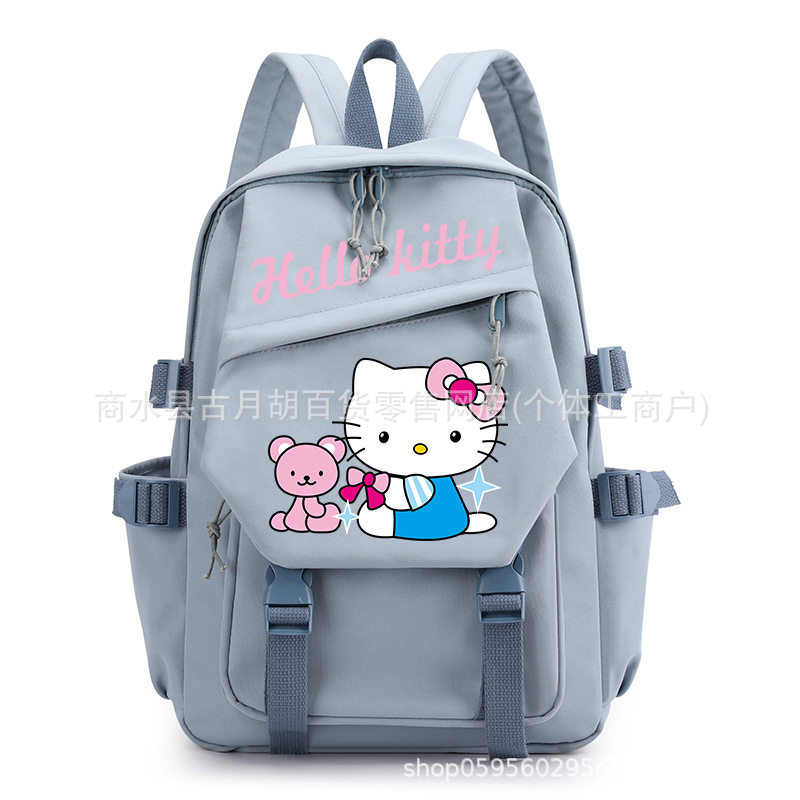 HelloKitty猫凯蒂可爱动漫卡通印花双肩背包学生书包电脑包帆布包,文具电教/文化用品/商务用品,学生书包,淘宝优惠券,粉丝福利购,淘宝优惠卷