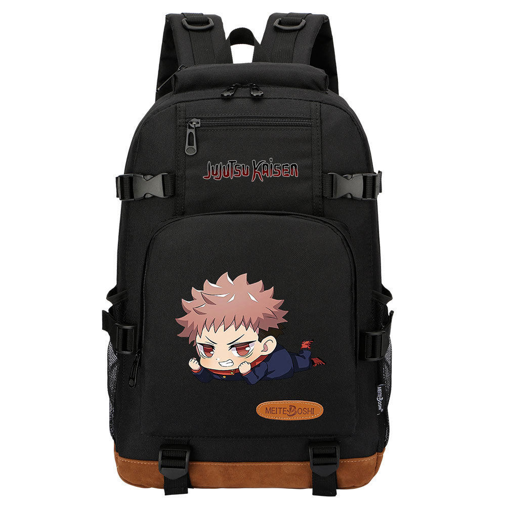 跨境人气日漫周边印花双肩背包青少年大容量书包男女款