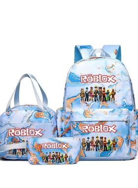 Roblox学生书包罗布乐思印花双肩包我的世界背包儿童背包现货代发