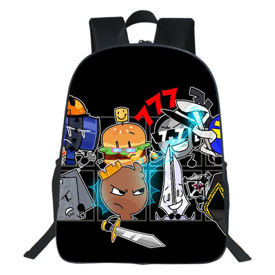 批发Roblox Forsaken Gubby印花40cm书包被遗忘的游戏学生背包