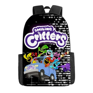 跨境新款波比的游戏时间第三章smiling critters全幅微笑动物书包